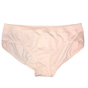Hipster Panties Women's Size XL Microfiber 94% Nylon 6% Lycra Peachy Pink NWOT
